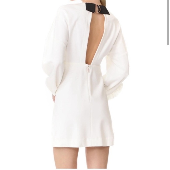 Tibi Mustard/Tan Long Sleeve Dress Size 4 - Picture 3 of 15